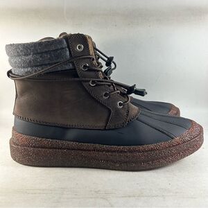 Hybrid Green Label Rayne Men’s Leather Boots Brown Size 11